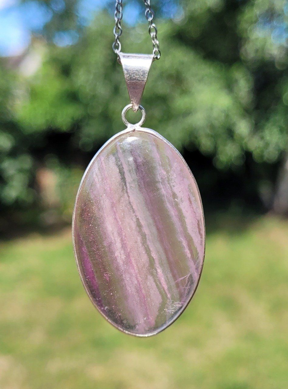 Pendentif Cœur En Améthyste Violet - Poids 6.5 G - Pierre Naturelle - Neuf Sans Emballage
