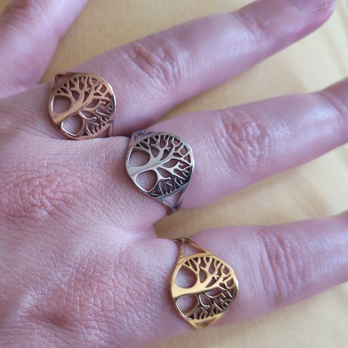 Bague arbre de vie ajustable à votre taille