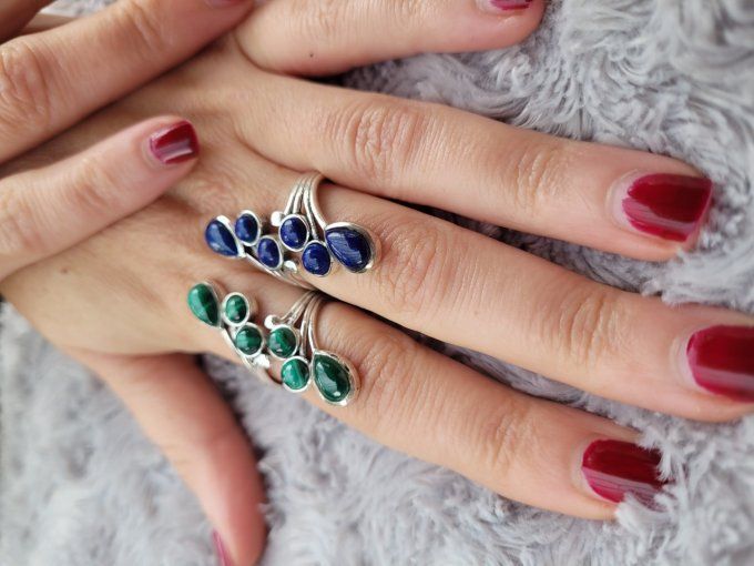 bague-argent-pierres