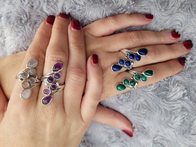 bague-argent-pierres