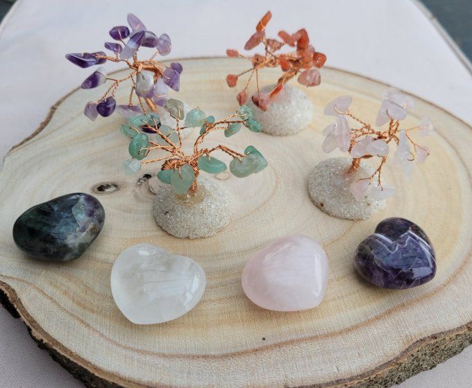 Petit arbre de vie en Quartz rose