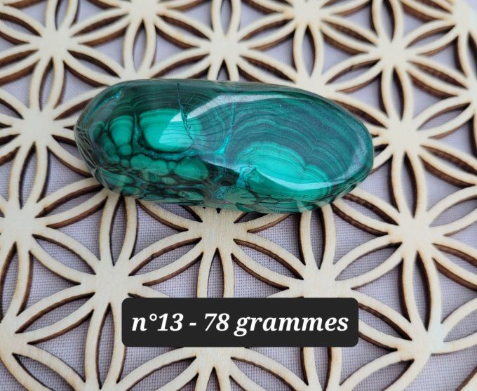 Malachite formes libres ( 4 modèles) 