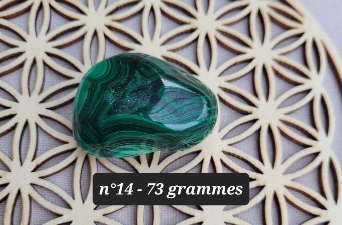 Malachite formes libres ( 4 modèles) 