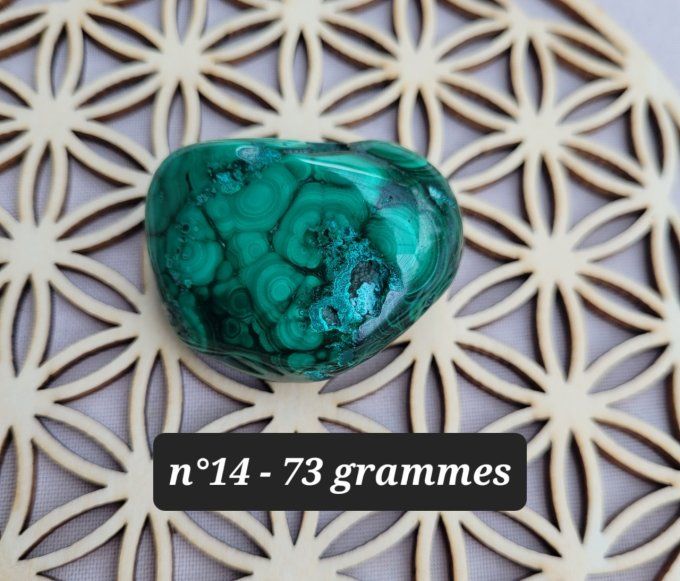 Malachite formes libres ( 4 modèles) 