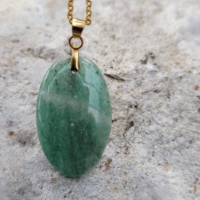 Pendentif Aventurine verte 