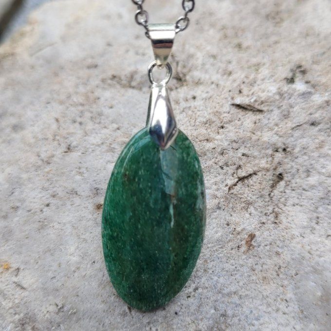 Pendentif Aventurine verte 