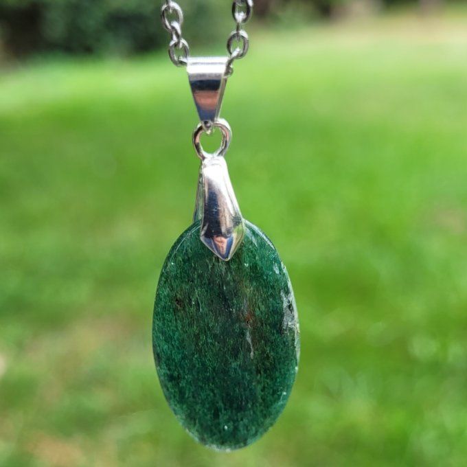 Pendentif Aventurine verte 