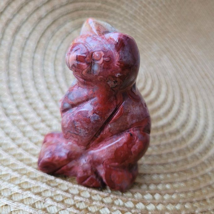 Chat en Agate Crazy Lace