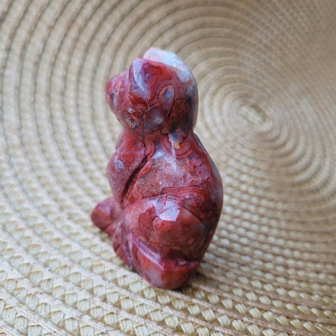 Chat en Agate Crazy Lace