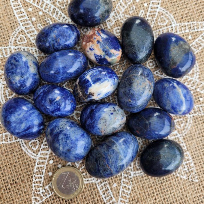 Pierres roulées Sodalite 40-60 grammes