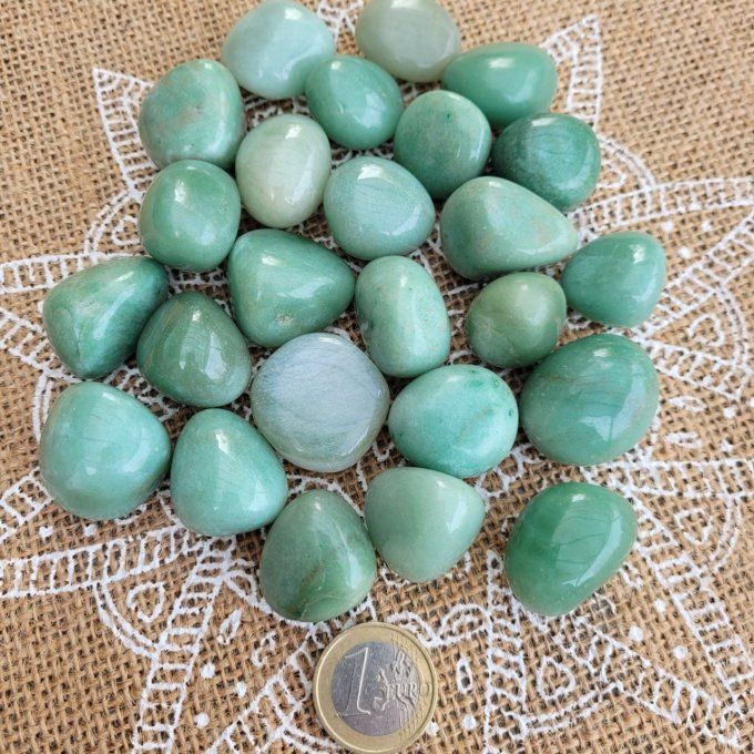 Pierre roulée Aventurine verte- 20-30 grammes