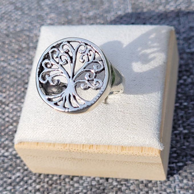 Bague arbre de vie en argent