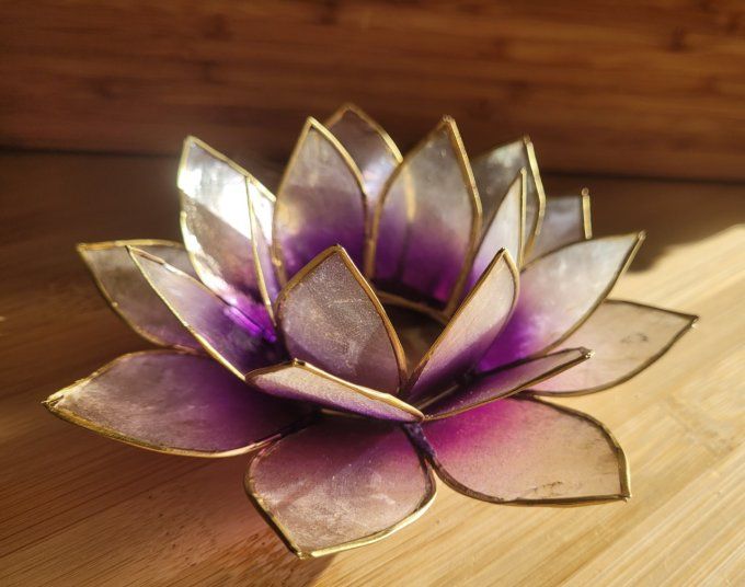 bougeoir-lotus-violet