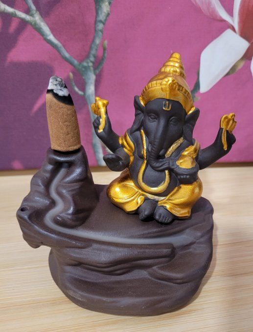 Brûleur d'encens à refoulement Ganesh