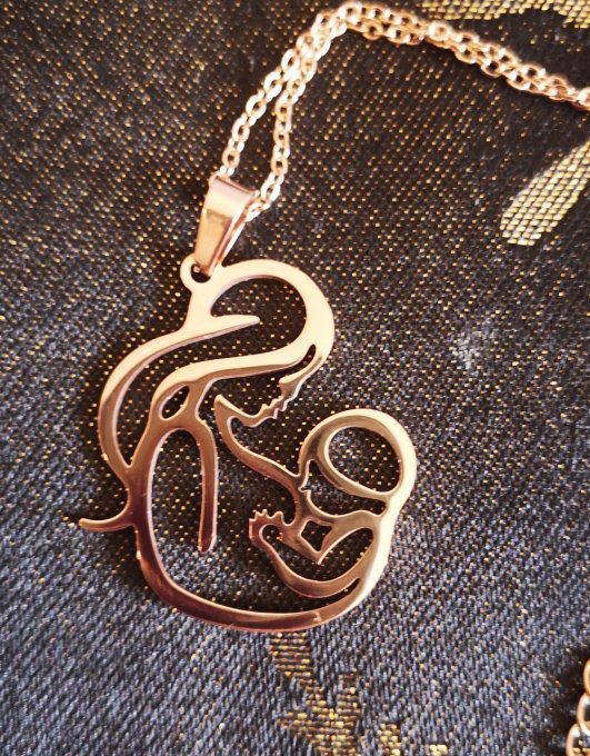Collier Maman et Bébé