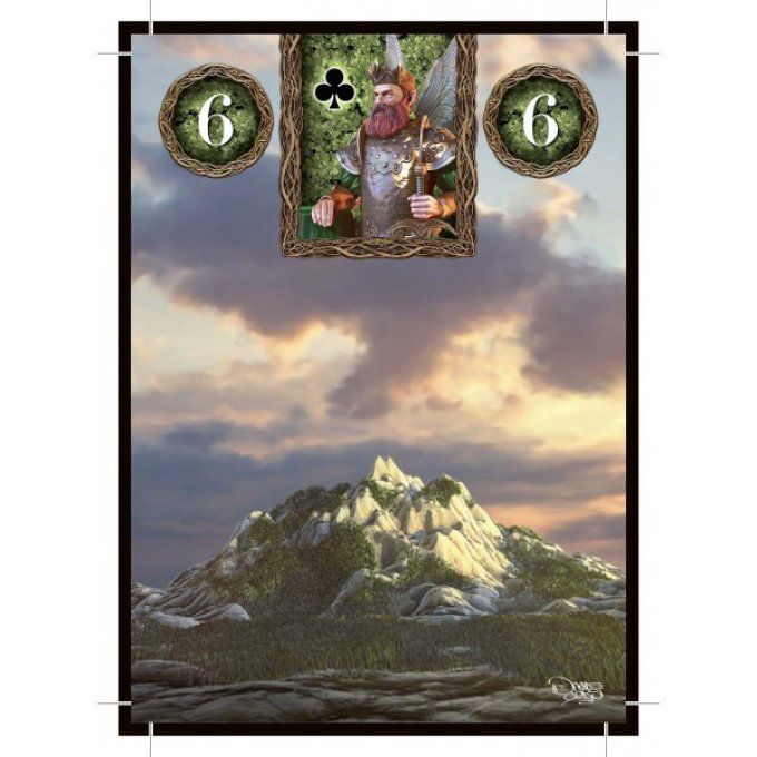 cofffret Lenormand, Oracle divinatoire, cartes oracle pour percer