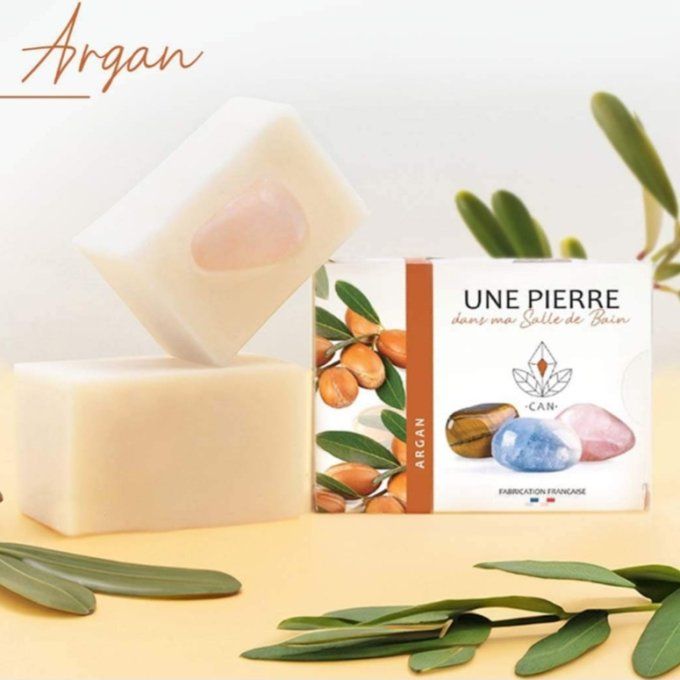 Savon à l'argan et pierre surprise